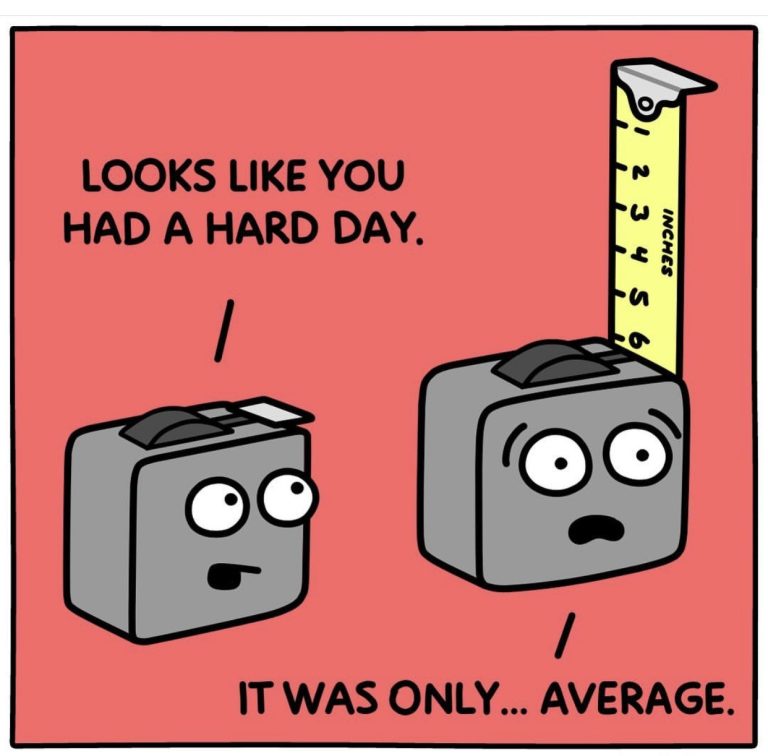 Two cartoon tape measures with surprised expressions