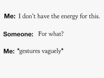 Meme with vague gestures response in a funny conversation