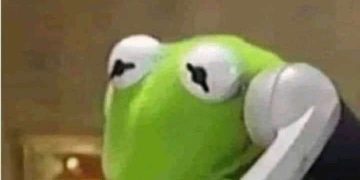 Kermit on the phone asking helpline for a mojito recipe