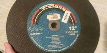 Masonry disc mistaken for an album with "Worst. Album. Ever."
