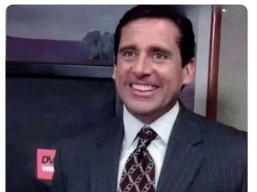 Man smiling proudly after completing one tiny task on a long to-do list.