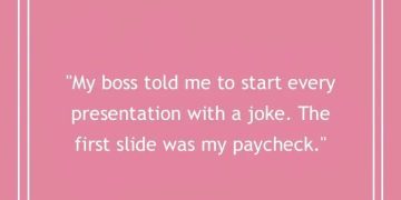 Funny text meme about presenting a paycheck as a joke.