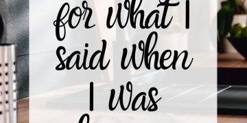 Funny quote about being sorry for words said when hungry.