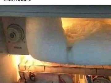 Watermelon with a face prank in fridge causes husband's heart attack