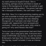 Wedding planner shares story of prank gone wrong at a wedding.