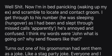 Wedding planner shares story of prank gone wrong at a wedding.