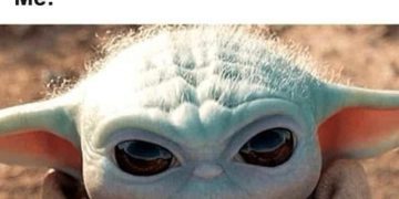 Baby Yoda meme about slapping a co-worker for $25,000