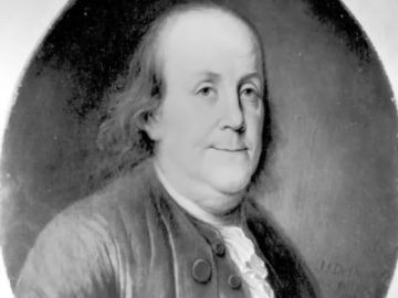 Portrait of a 1700s man with a meme caption about self-confidence.