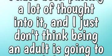 Humorous text meme about reconsidering adulting.