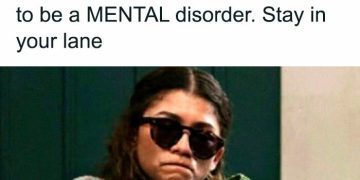 Woman in sunglasses looking concerned with text about anxiety issues.