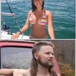 Man ready to help woman's boat because of General Lee reference.