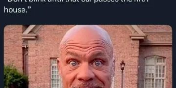 Man reacting to humorous random brain side quest challenge