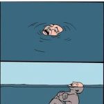 Person pretending to be busy as supervisor arrives, funny office meme