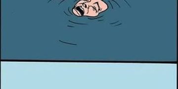 Person pretending to be busy as supervisor arrives, funny office meme