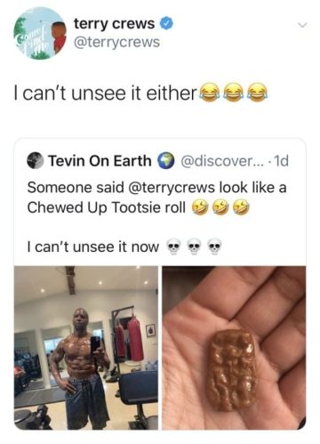 Terry Crews reacts to Tootsie Roll comparison in viral meme