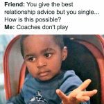 Child making a confident hand gesture about relationship advice