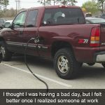 Truck drives away with gas pump still attached, epic fail moment.