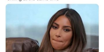 Woman demonstrating humorous multitasking by losing her mind and relaxing