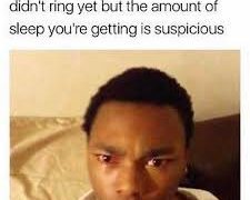 Person waking up confused, thinking they overslept but alarm hasn't rung.