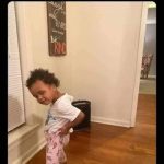 Little kid looking tough while drunk confidence kicks in