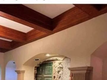 A mysterious hidden door in a renovated property.