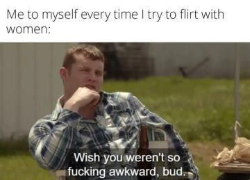 Guy sitting outdoors thinking about his awkward flirting skills.