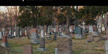 Graveyard with GPS you have reached your final destination joke