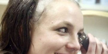 Meme comparing stress levels to 2007 Britney haircut moment.