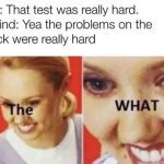 Student's hilarious reaction to missing the test's back page.