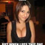 Woman with text: "I don't always use the wrong meme."