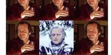 Meme of lasagna going from hot to freezing after microwave