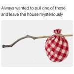 Classic bundle on a stick evoking whimsical escape vibes.