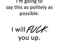 Sarcastic meme with a polite but strong message.