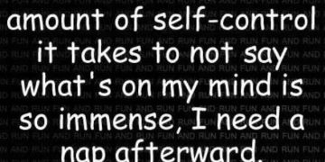 Meme about needing a nap after using self-control.