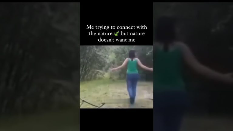 Thumbnail for Nature Had Other Plans for This Peaceful Moment showing a calm outdoor moment turning into an unexpected funny fail