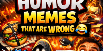 Dark humor meme roundup thumbnail featuring chaotic and edgy joke elements