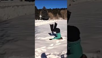 A funny YouTube Shorts moment showing a normal scene suddenly turning into chaos.