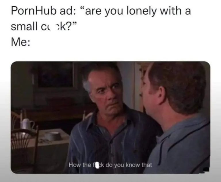Confused man questioning a personal ad, perfect awkward reaction meme