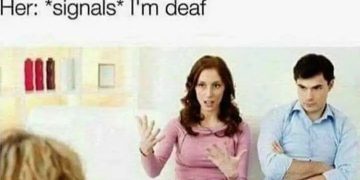 Couple communication mix-up with a funny twist.