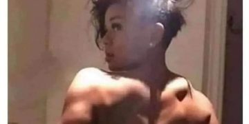 Person with muscular back looking over shoulder, captioned about shrugging.