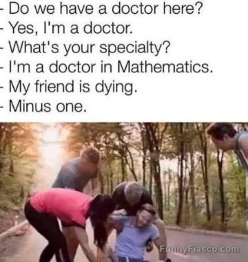 Group aids friend while math doctor offers an unexpected solution.