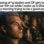 Man watching others succeed while waking up early at 6:00am