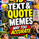 Colorful meme roundup thumbnail featuring bold text and funny quote meme style graphics