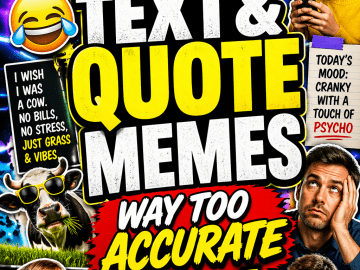 Colorful meme roundup thumbnail featuring bold text and funny quote meme style graphics