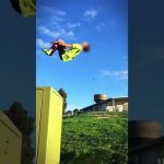 Funny video thumbnail showing someone attempting something that quickly turns into a failed moment