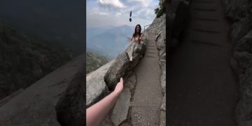Funny video thumbnail showing a confident moment turning into an unexpected fail