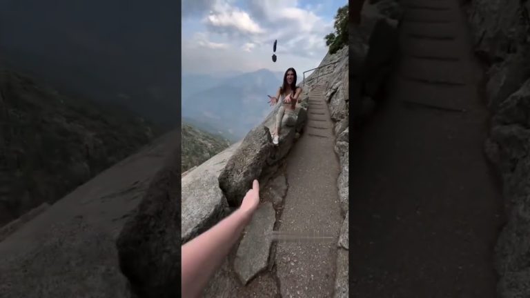 Funny video thumbnail showing a confident moment turning into an unexpected fail