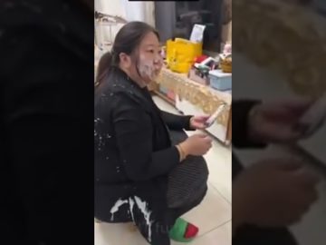 Funny video thumbnail showing a moment instantly going wrong and turning into a fail