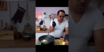 Funny video thumbnail showing a calm moment suddenly turning into a chaotic fail