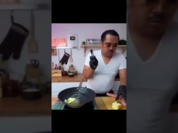 Funny video thumbnail showing a calm moment suddenly turning into a chaotic fail